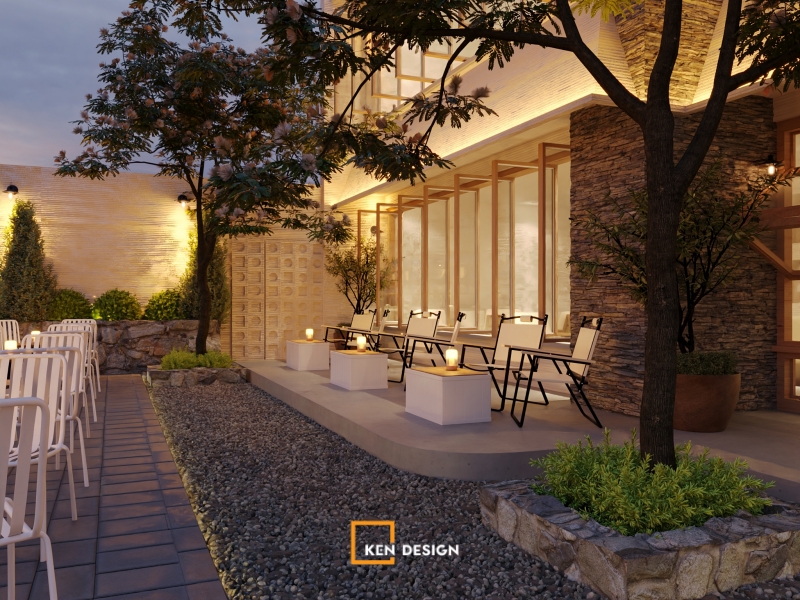 Thiết kế quán VCV Coffee tại Thái Nguyên